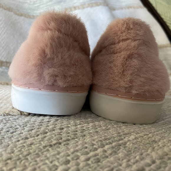 NWT~.Qupid Light Pink Fuzzy Loafers~sz 9 - Picture 4 of 13